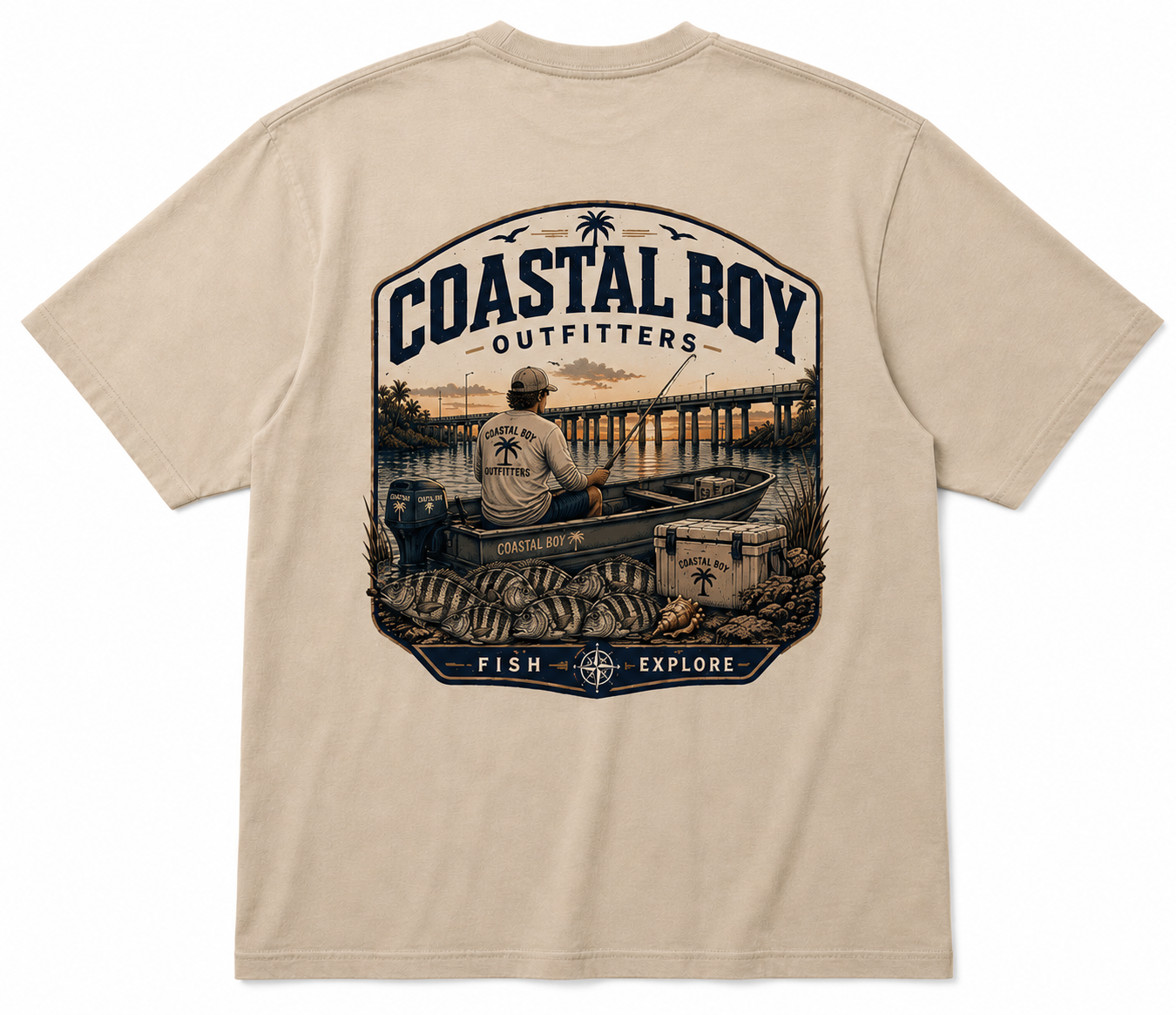 Men's Sheepshead Fishing Tee
