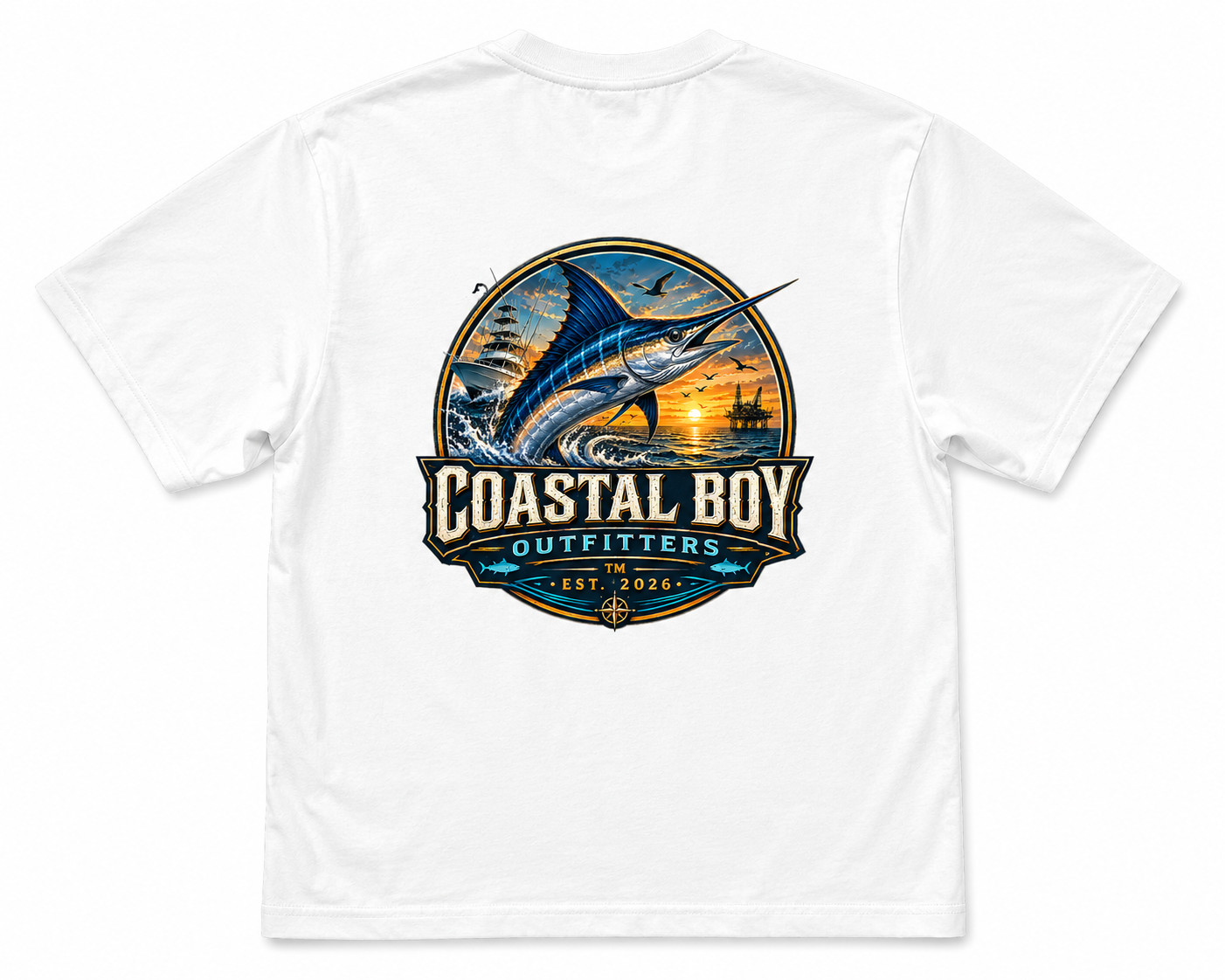 Men's Blue Marlin Tee