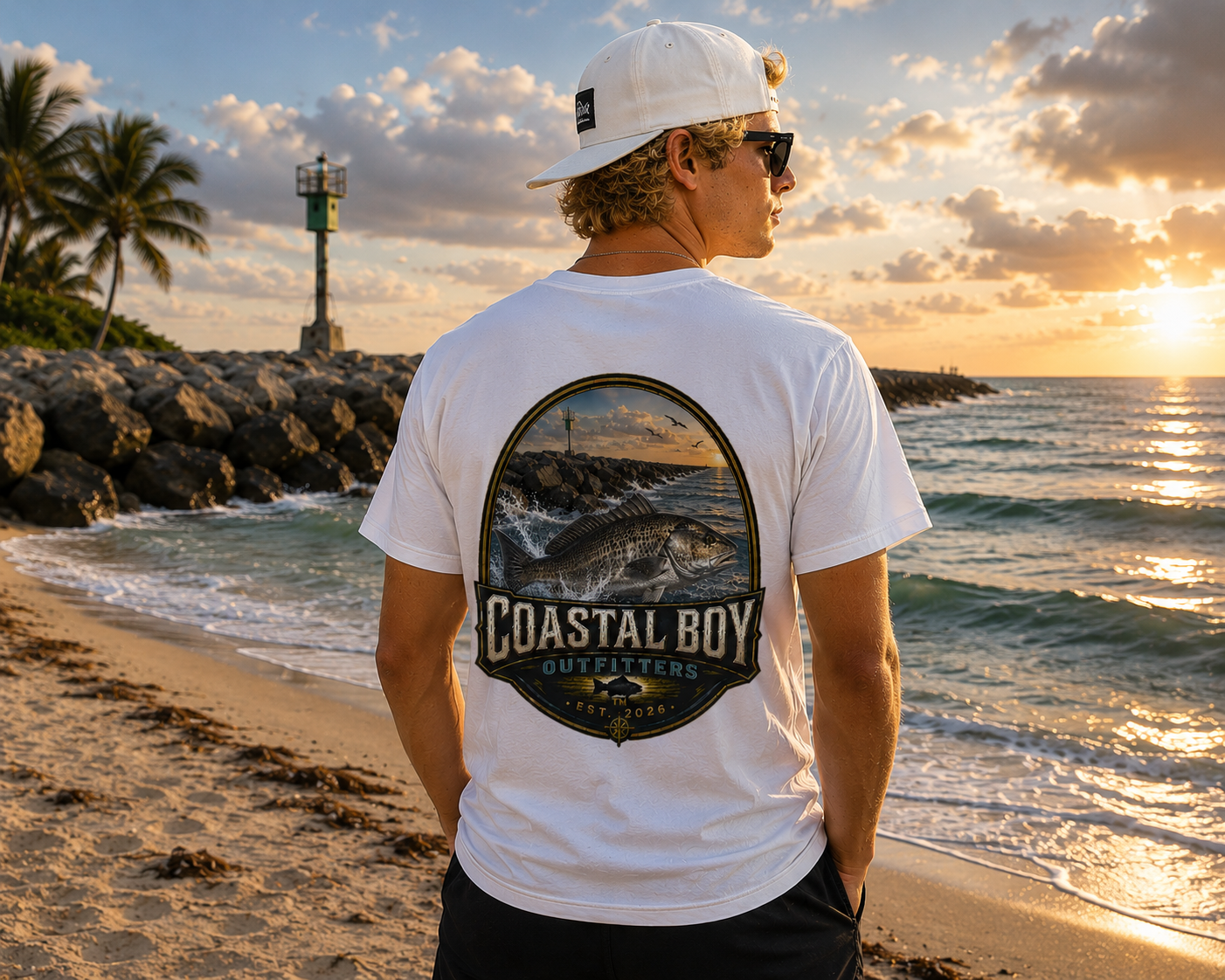 Men's Black Drum Tee