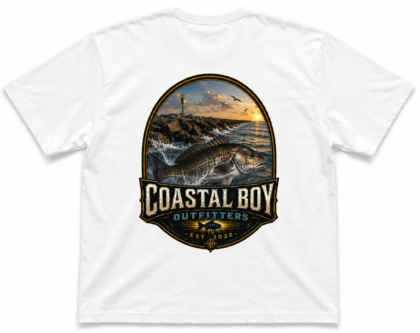 Men's Black Drum Tee
