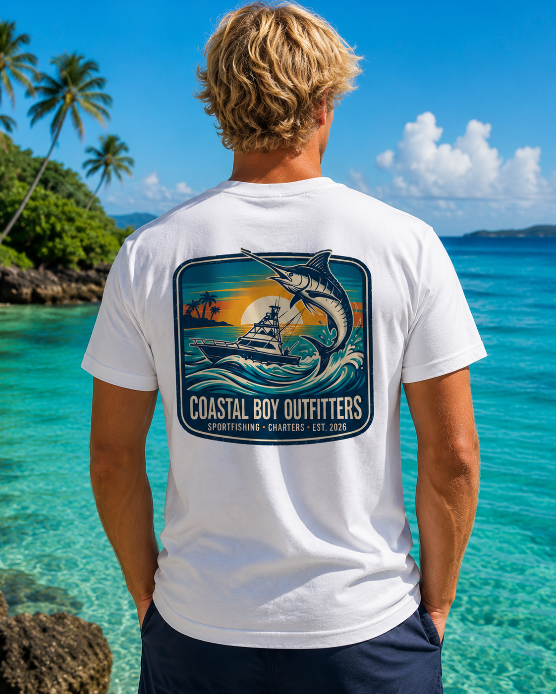 Men's Marlin Charter Tee