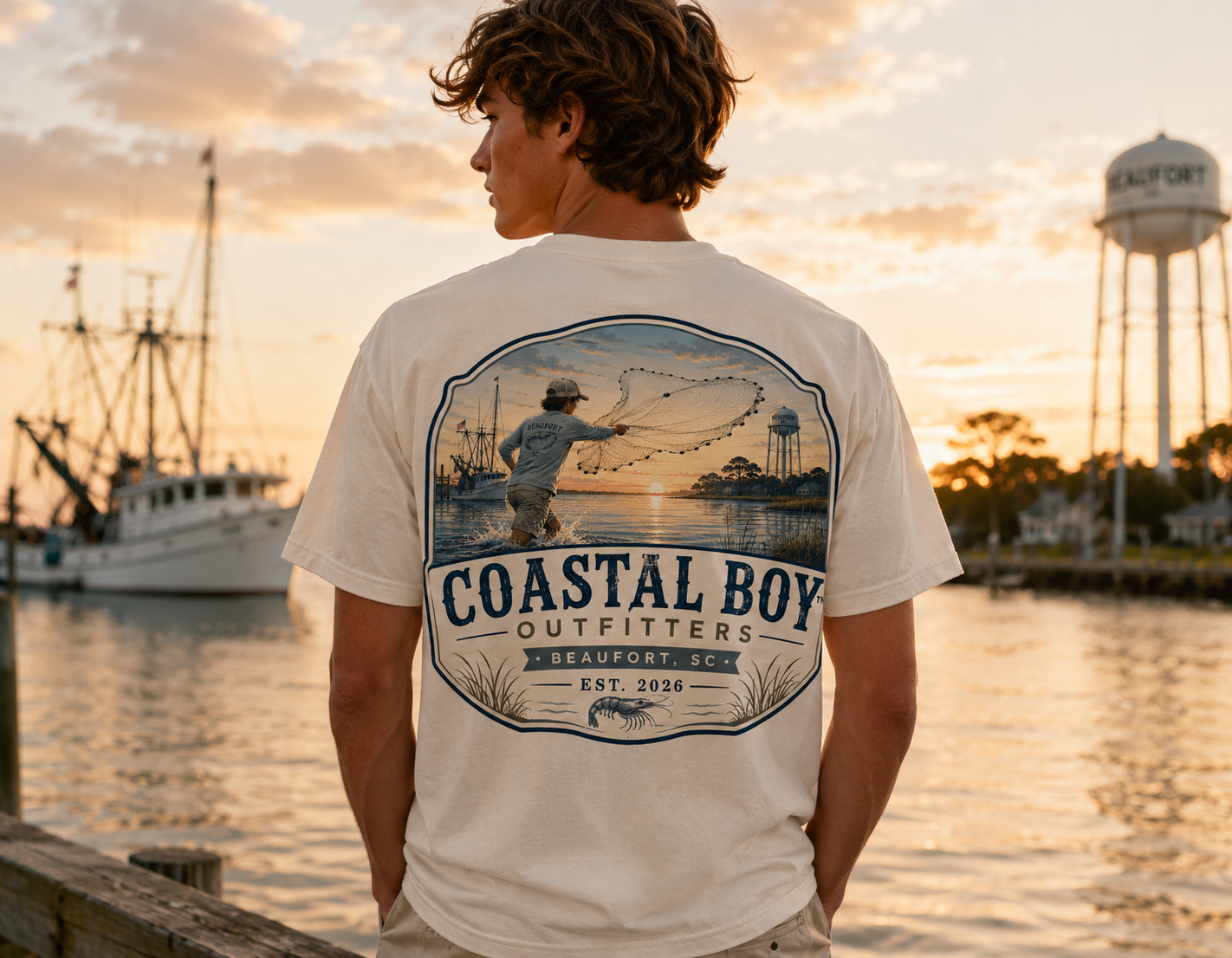 Men's Beaufort Shrimping Tee