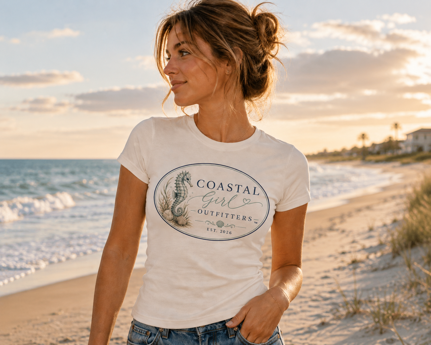 Women's Seahorse Tee